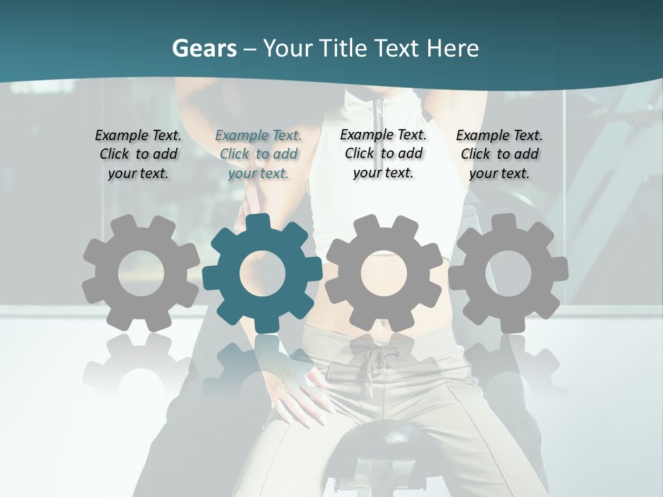 Fashion Ringlet People PowerPoint Template