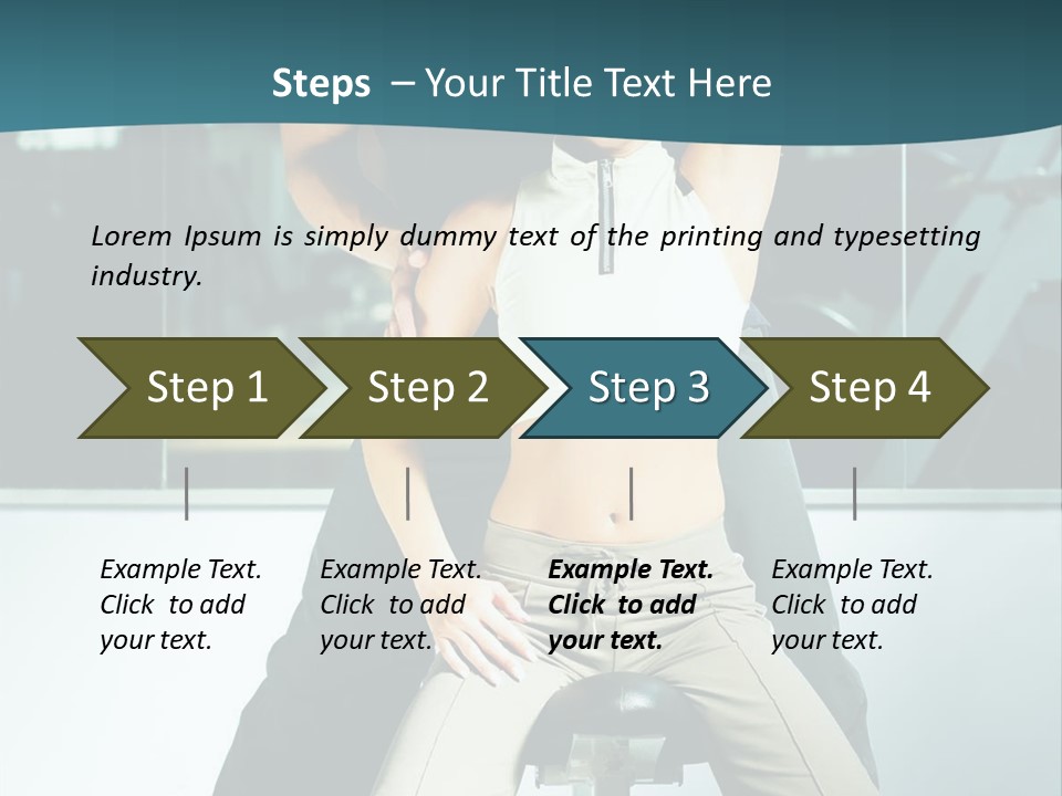 Fashion Ringlet People PowerPoint Template