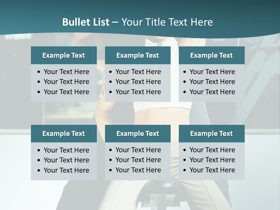 Fashion Ringlet People PowerPoint Template