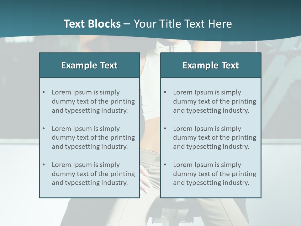 Fashion Ringlet People PowerPoint Template