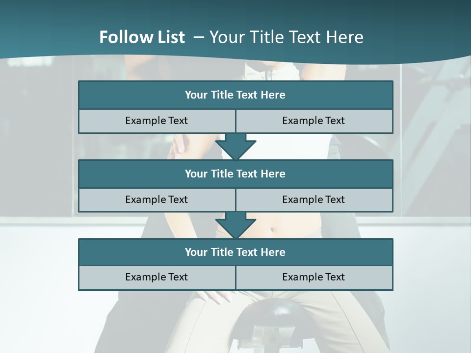 Fashion Ringlet People PowerPoint Template