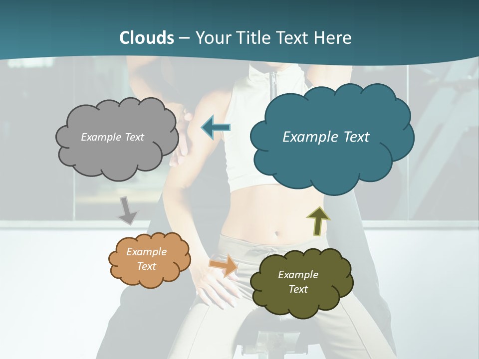 Fashion Ringlet People PowerPoint Template