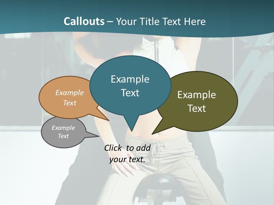 Fashion Ringlet People PowerPoint Template