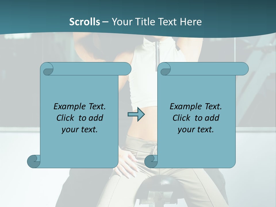 Fashion Ringlet People PowerPoint Template