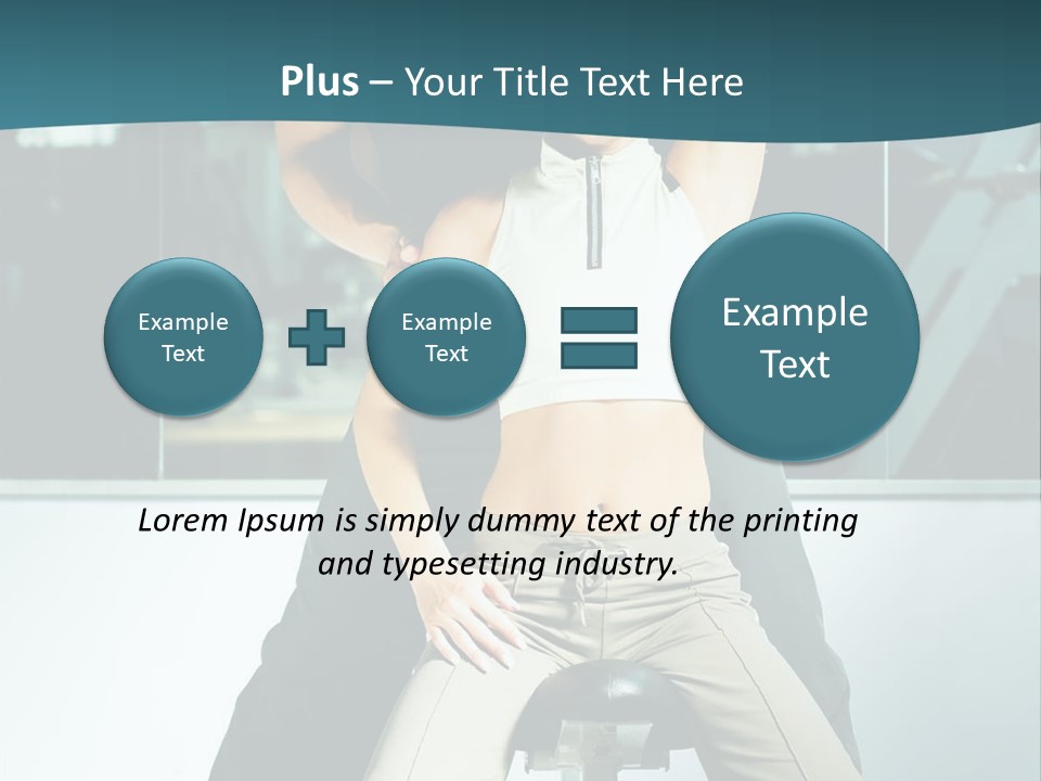 Fashion Ringlet People PowerPoint Template