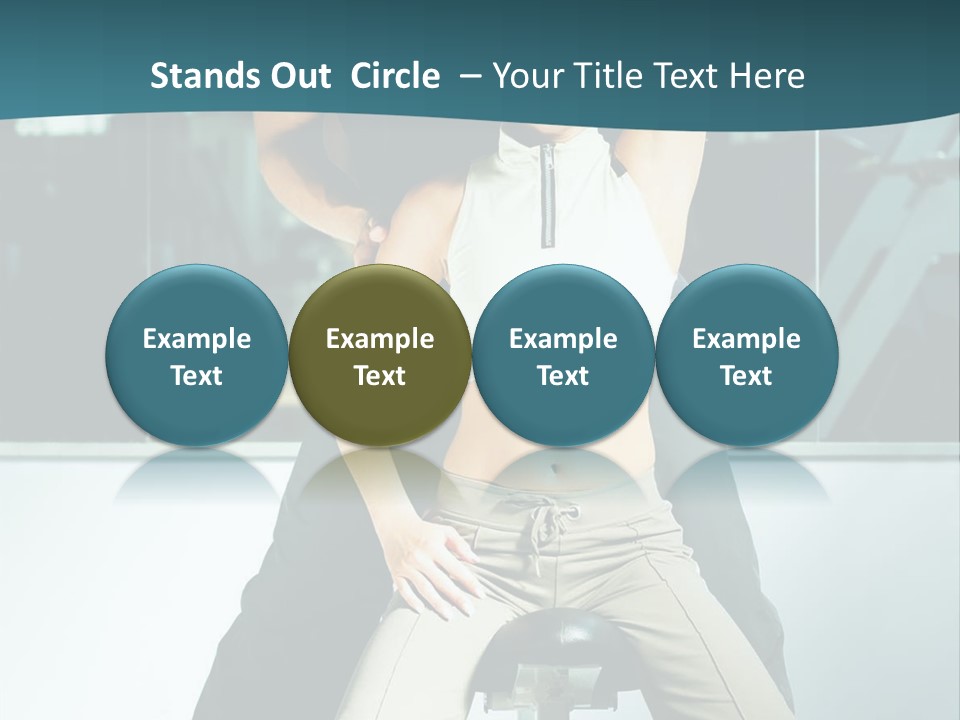 Fashion Ringlet People PowerPoint Template