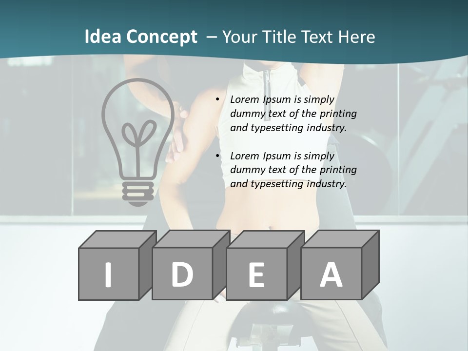 Fashion Ringlet People PowerPoint Template