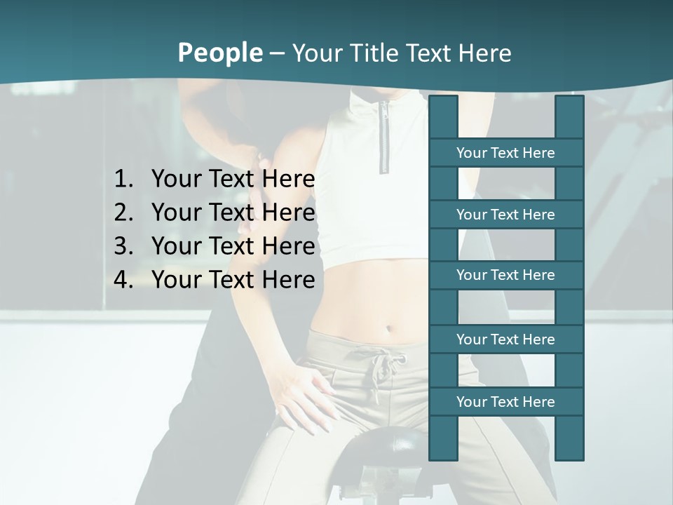 Fashion Ringlet People PowerPoint Template