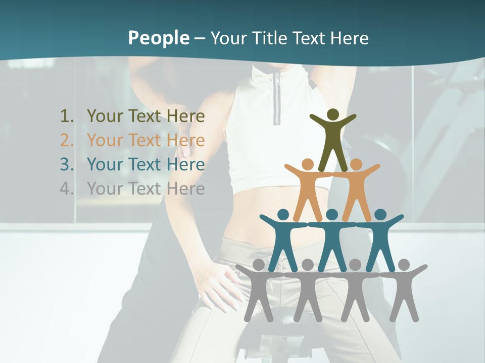 Fashion Ringlet People PowerPoint Template