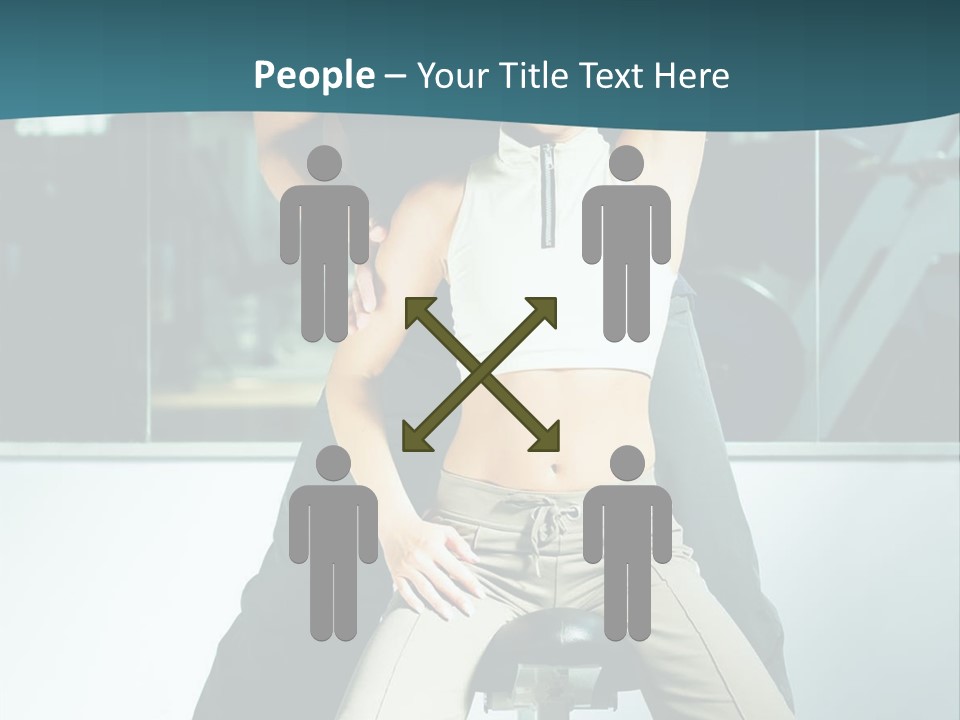 Fashion Ringlet People PowerPoint Template