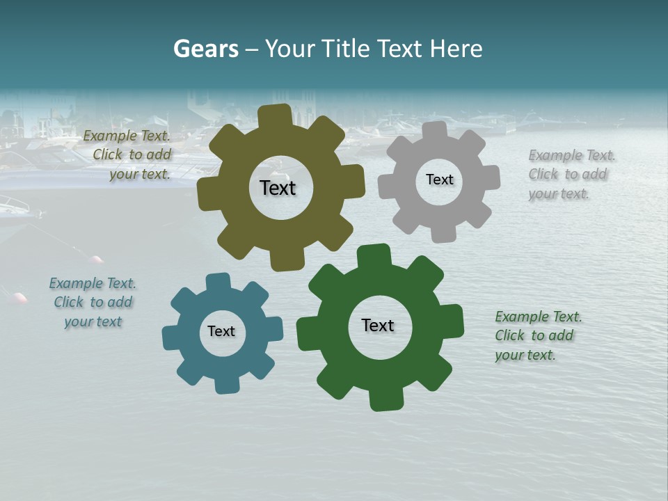 House Yacht Coast PowerPoint Template