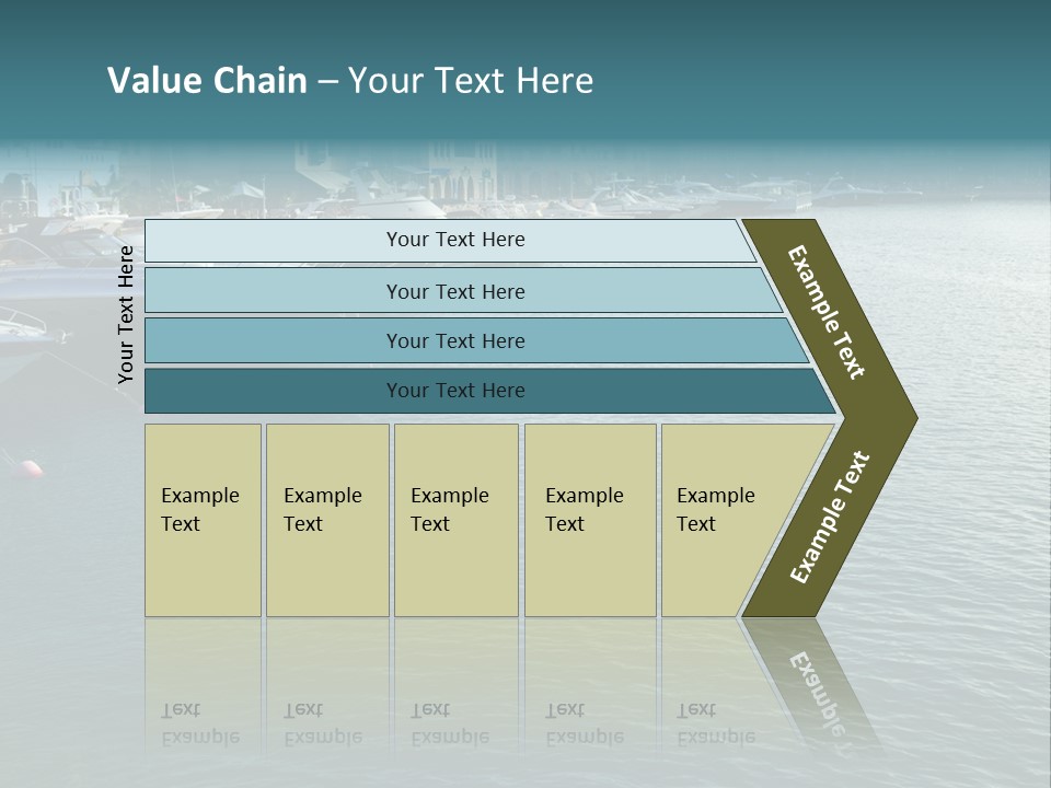 House Yacht Coast PowerPoint Template