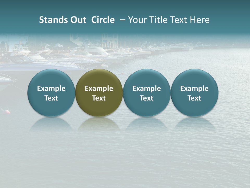 House Yacht Coast PowerPoint Template