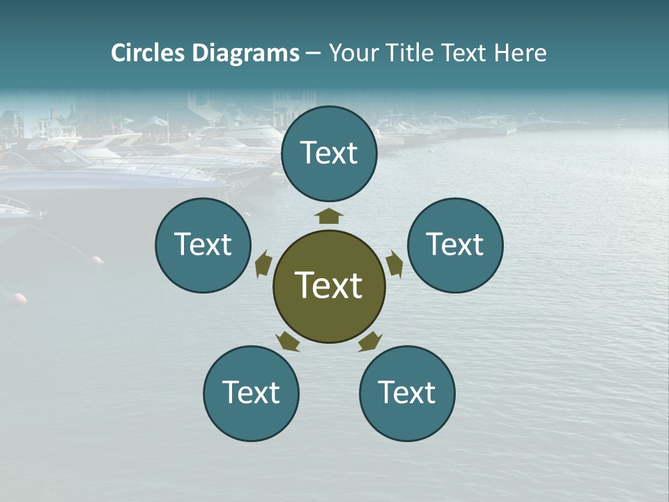 House Yacht Coast PowerPoint Template