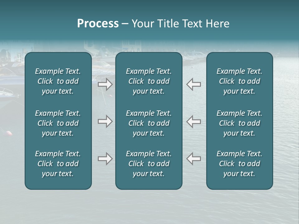 House Yacht Coast PowerPoint Template