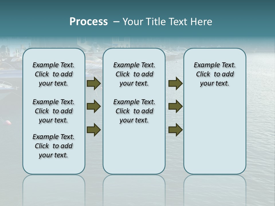 House Yacht Coast PowerPoint Template