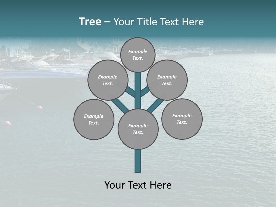 House Yacht Coast PowerPoint Template