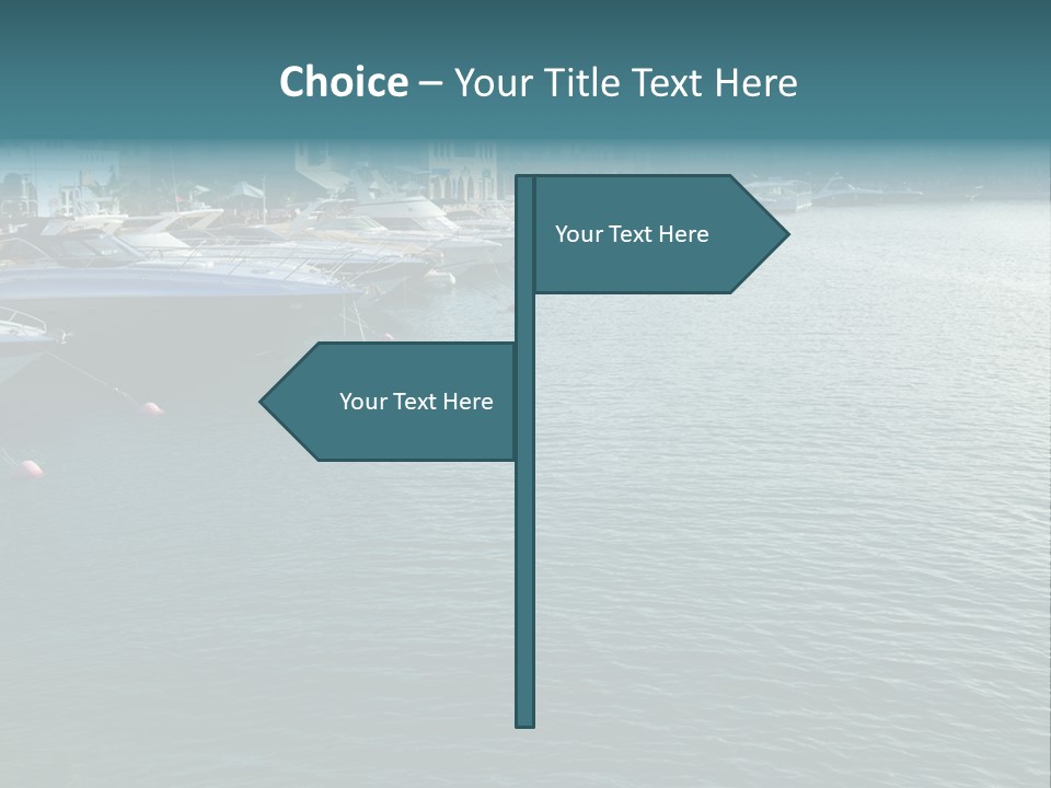 House Yacht Coast PowerPoint Template