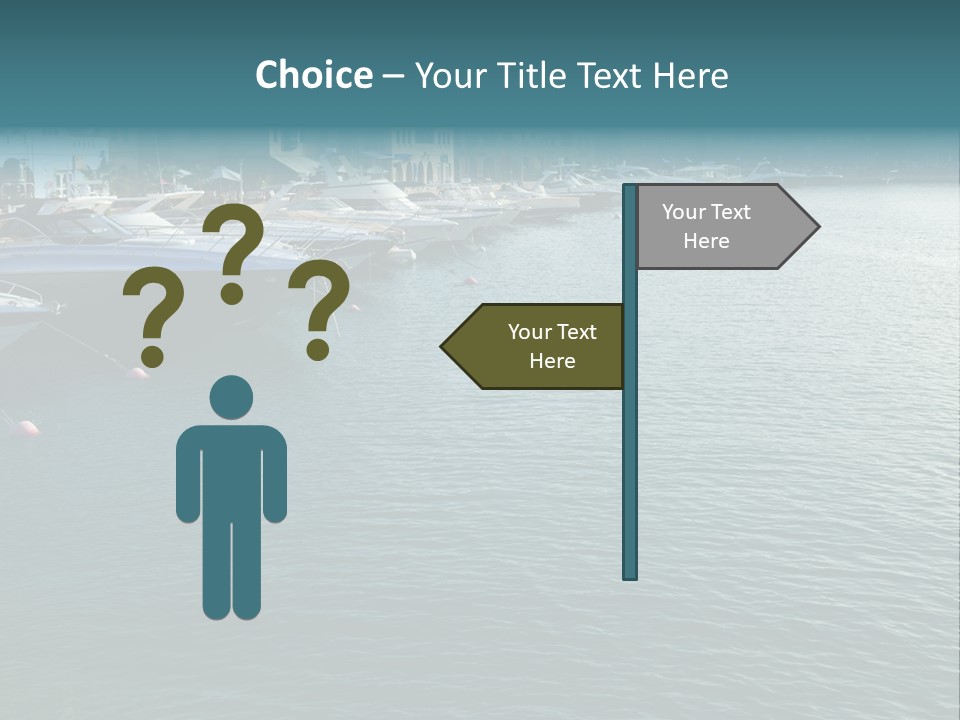 House Yacht Coast PowerPoint Template