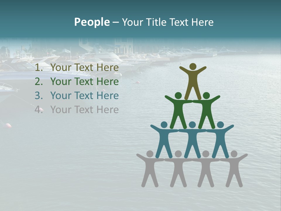 House Yacht Coast PowerPoint Template