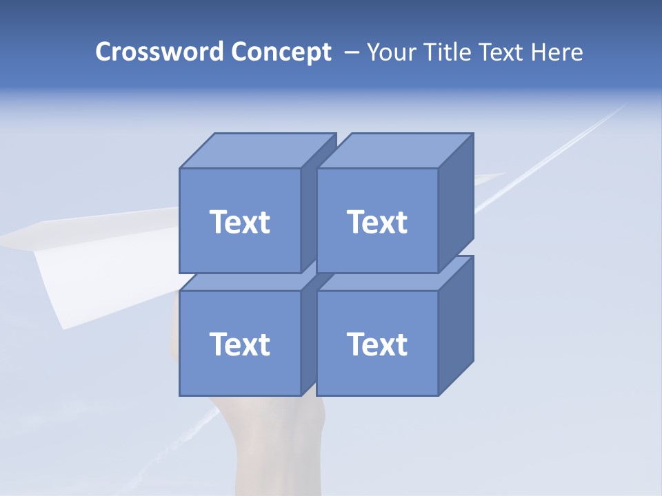 Person Aircraft Business PowerPoint Template