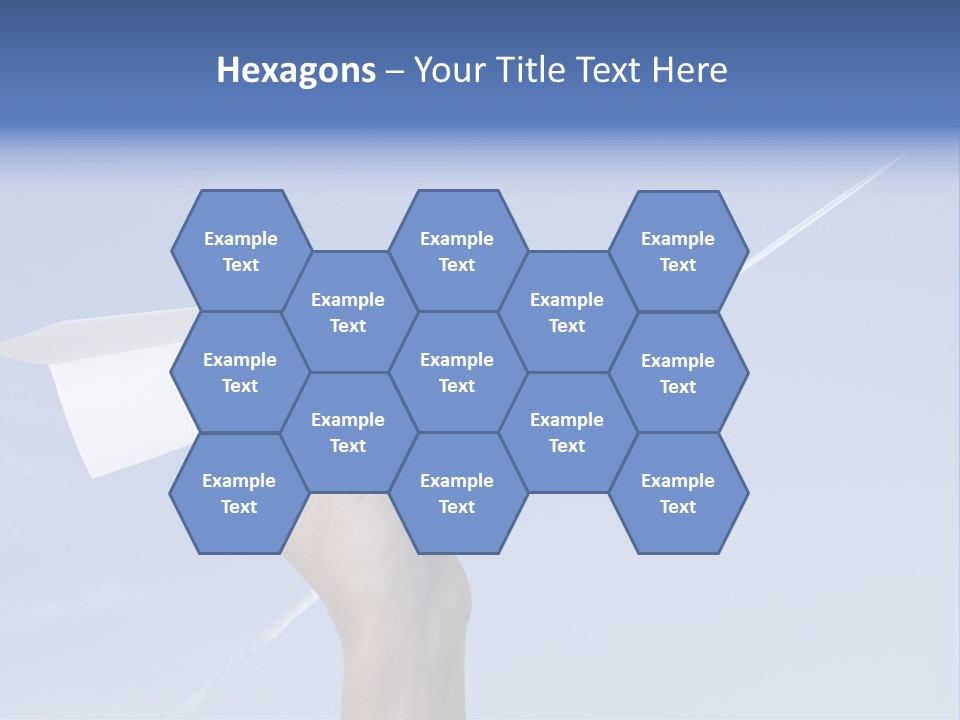 Person Aircraft Business PowerPoint Template