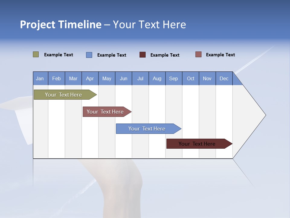 Person Aircraft Business PowerPoint Template