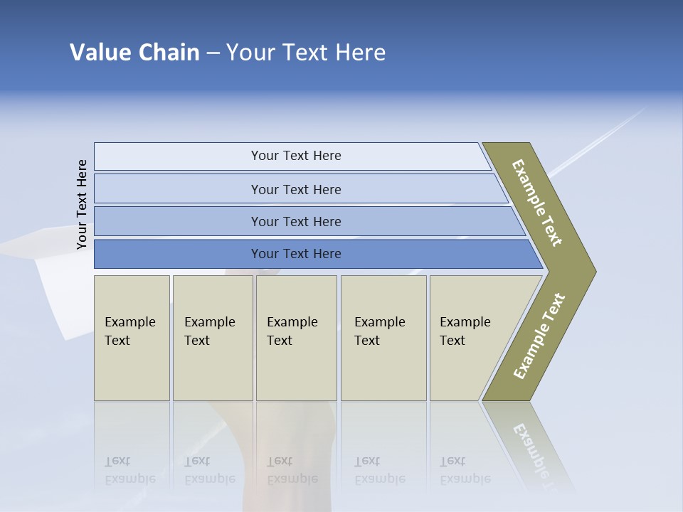 Person Aircraft Business PowerPoint Template