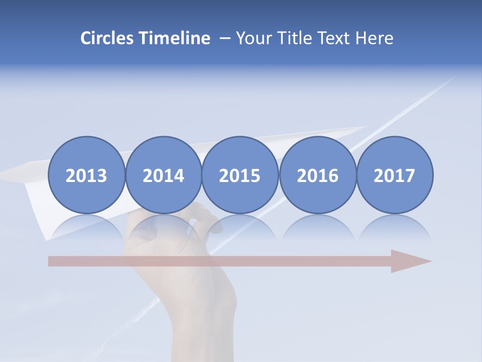 Person Aircraft Business PowerPoint Template