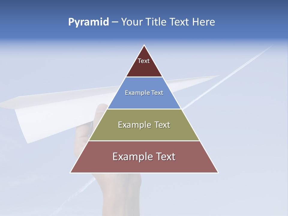 Person Aircraft Business PowerPoint Template