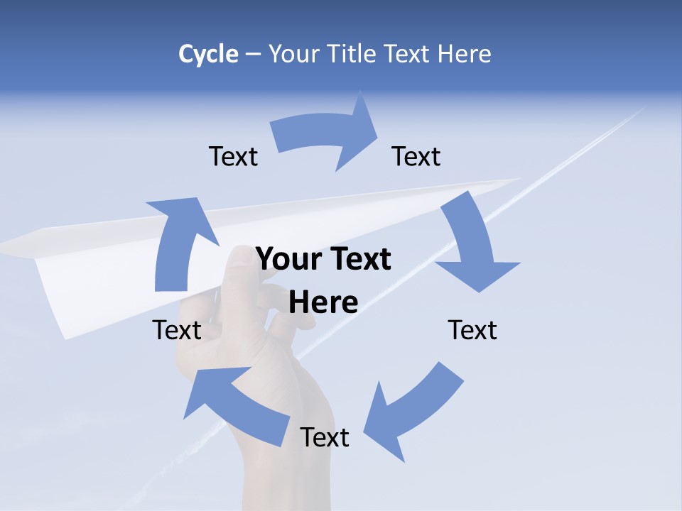 Person Aircraft Business PowerPoint Template