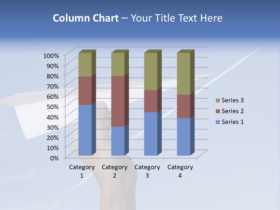 Person Aircraft Business PowerPoint Template
