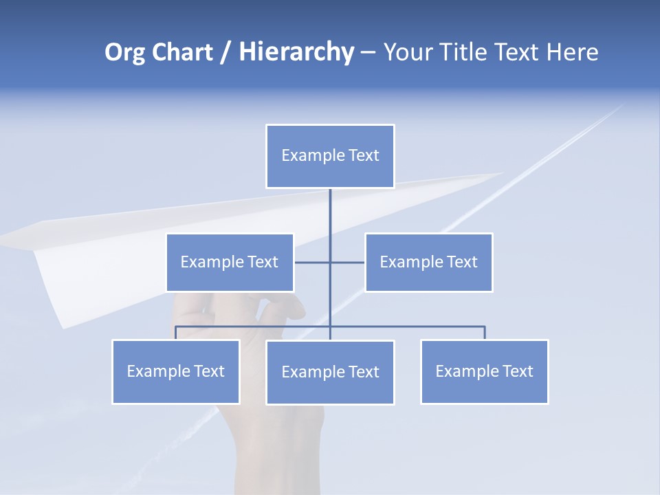 Person Aircraft Business PowerPoint Template