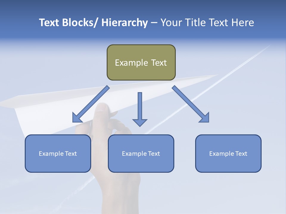 Person Aircraft Business PowerPoint Template