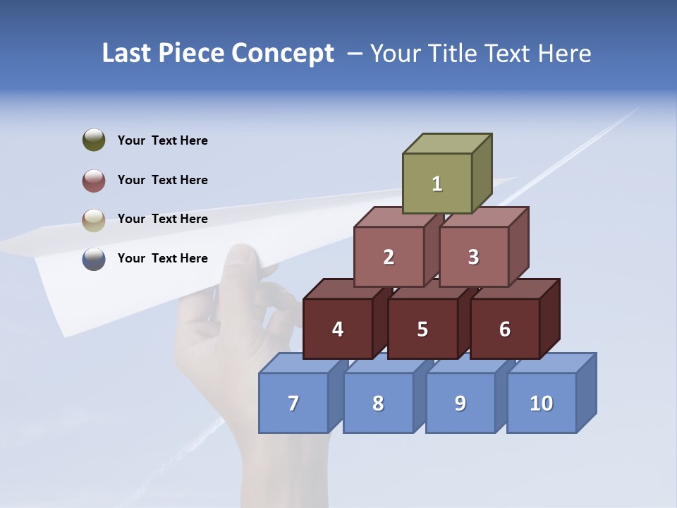Person Aircraft Business PowerPoint Template