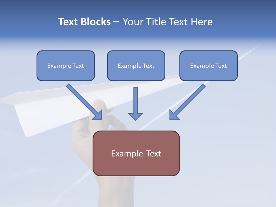 Person Aircraft Business PowerPoint Template
