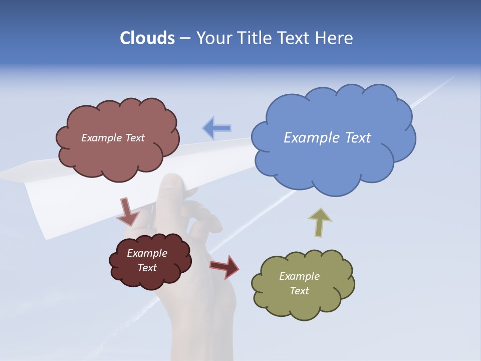 Person Aircraft Business PowerPoint Template