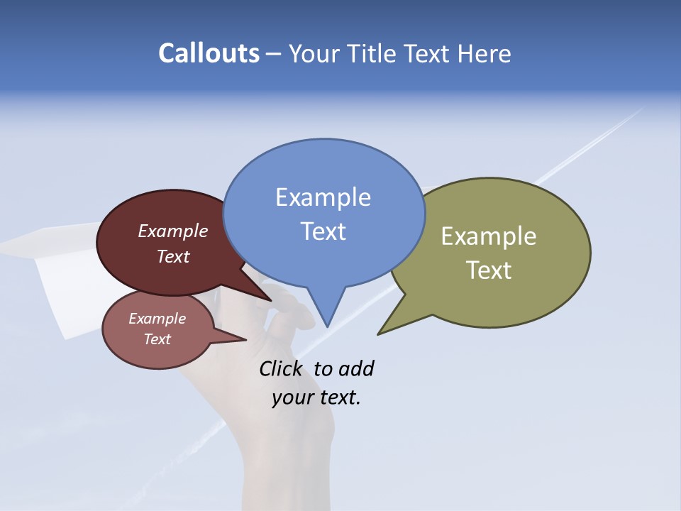 Person Aircraft Business PowerPoint Template