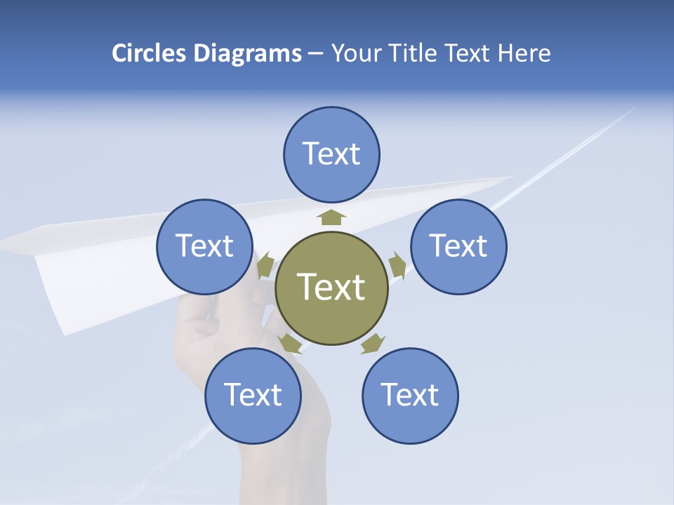 Person Aircraft Business PowerPoint Template
