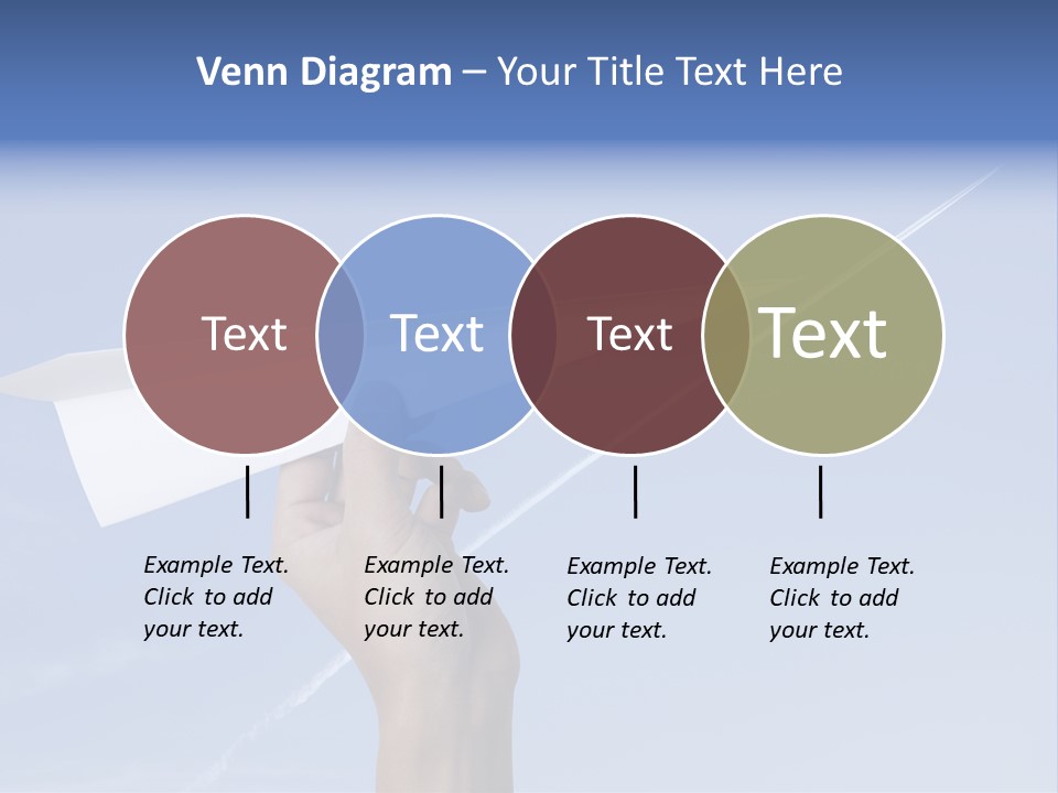 Person Aircraft Business PowerPoint Template