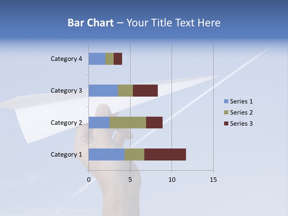 Person Aircraft Business PowerPoint Template