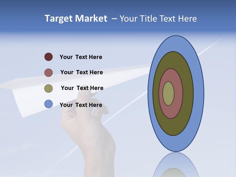 Person Aircraft Business PowerPoint Template