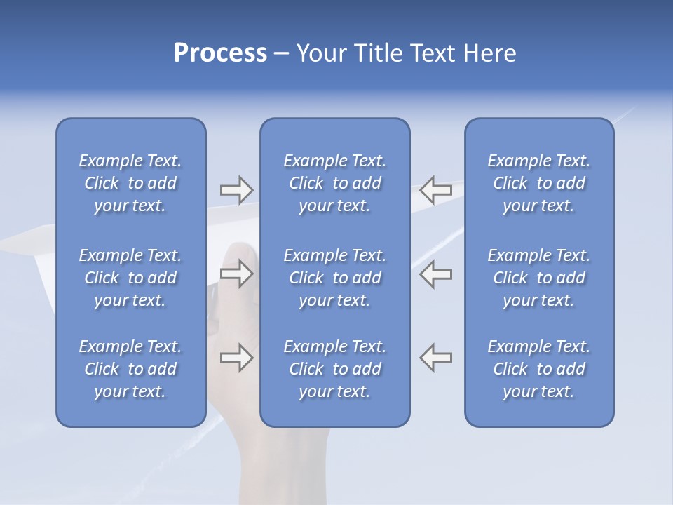 Person Aircraft Business PowerPoint Template