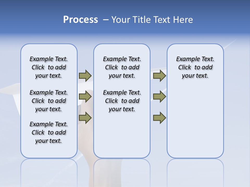Person Aircraft Business PowerPoint Template