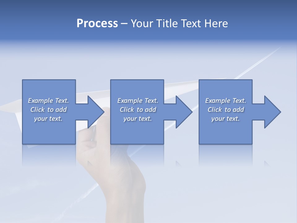 Person Aircraft Business PowerPoint Template