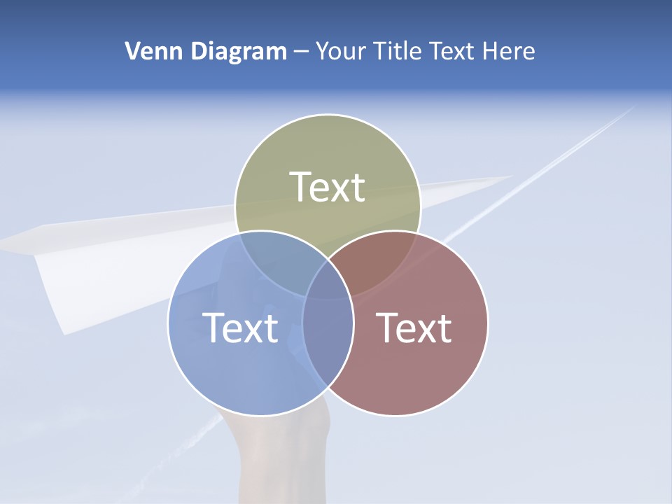 Person Aircraft Business PowerPoint Template