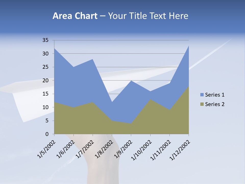 Person Aircraft Business PowerPoint Template
