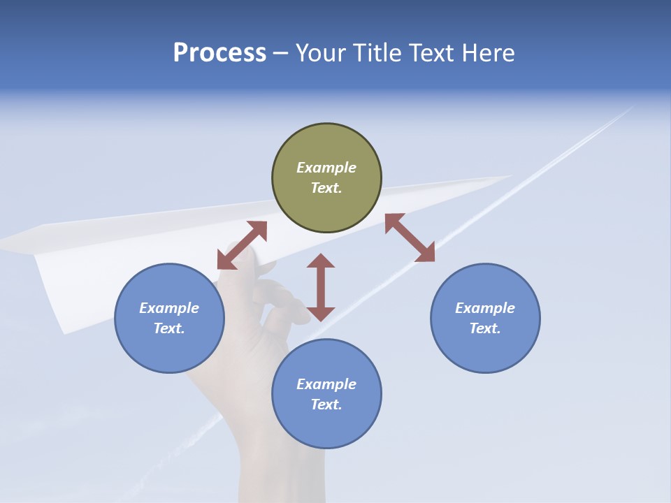 Person Aircraft Business PowerPoint Template