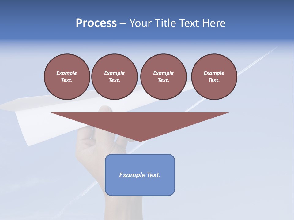 Person Aircraft Business PowerPoint Template