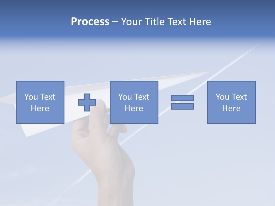 Person Aircraft Business PowerPoint Template